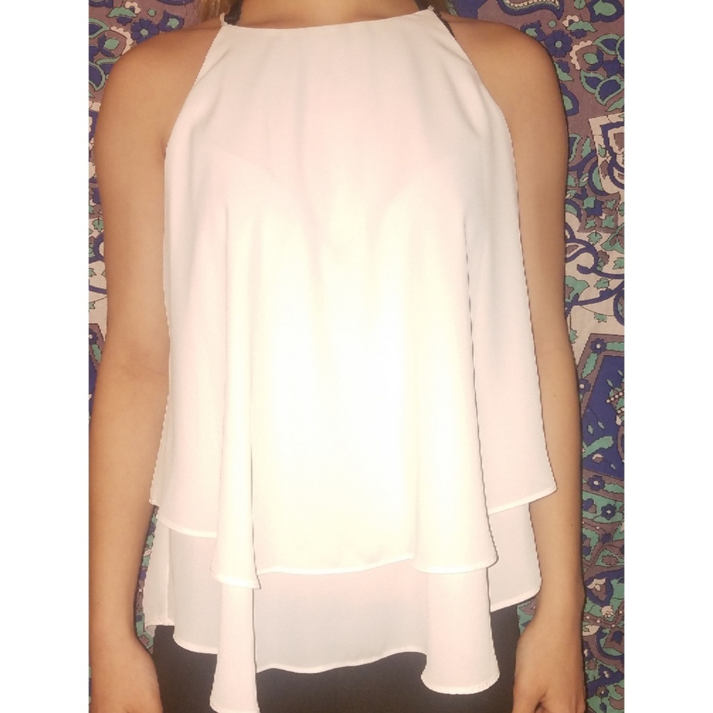 white tank top